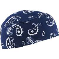 Chill-Its&reg; 6630 Cooling Skull Caps, Navy Blue Trail Hammer and Bolt