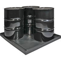 Coquilles de d&eacute;versements Econo Spill Shells , 51" lo x 47" la x 5" h, Cap. de d&eacute;versement 36 gal. US Trail Hammer and Bolt