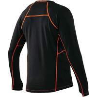 Long Sleeve Thermal Shirts, Men's, Medium, Black Trail Hammer and Bolt