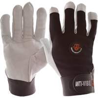 Gants antivibrations Air Glove, Taille Moyen, Paume Cuir perl&eacute; Trail Hammer and Bolt