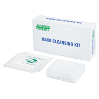 Hand Cleansing Kit, Towelette Trail Hammer and Bolt
