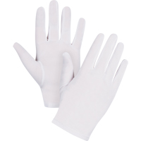 Low-Lint Inspection Gloves, Nylon, Hemmed Cuff, Ladies/X-Small Trail Hammer and Bolt