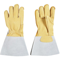 Welding Gloves, Grain Cowhide, Size Small Trail Hammer and Bolt