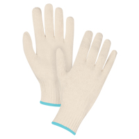 Standard-Duty String Knit Gloves, Poly/Cotton, 7 Gauge, X-Large Trail Hammer and Bolt