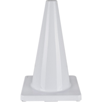 Coloured Traffic Cone, 18", White Trail Hammer and Bolt