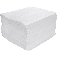 Feuilles absorbantes souffl&eacute;es de premi&egrave;re qualit&eacute;, Huile seulement, 15" x 17", 30 gal. d'absorption Trail Hammer and Bolt