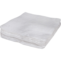 Premium Meltblown Sorbent Pads, Oil Only, 30" x 30", 50 gal. Absorbancy Trail Hammer and Bolt