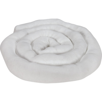 Remblais tubulaire absorbant, Huile seulement, Absorption 45 gal., 3" la x 10' lo, Pqt de 10 Trail Hammer and Bolt