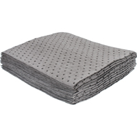 Feuilles absorbantes li&eacute;es de premi&egrave;re qualit&eacute;, Universel, 15" x 17", 8 gal. d'absorption Trail Hammer and Bolt
