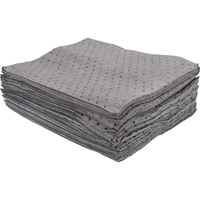 Premium Bonded Sorbent Pads, Universal, 15" x 17", 15 gal. Absorbancy Trail Hammer and Bolt