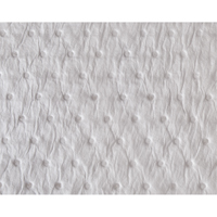 Premium Fine Fiber Sorbent Pads, Oil Only, 15" x 17", 25 gal. Absorbancy Trail Hammer and Bolt