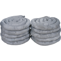 Remblais tubulaires absorbants, Universel, Absorption 40 gal., 3" la x 10' lo, Pqt de 10 Trail Hammer and Bolt
