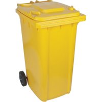 Yellow Mobile Container, Polyurethane, 63 Gallons/63 US gal. Trail Hammer and Bolt