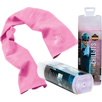 Chill-Its&reg; 6602 Cooling Towels, Pink Trail Hammer and Bolt