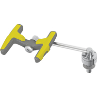 Face/Eyewash Station, Counter-Mount Installation Trail Hammer and Bolt