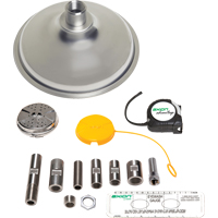 Axion Advantage&reg; Shower & Eye/Face Wash Upgrade Kit with Stainless Steel Eye/Face Wash Head & Showerhead Trail Hammer and Bolt