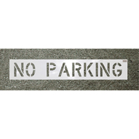 Parking Lot Stencils, Pictogram, 12" x 9" Trail Hammer and Bolt