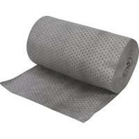 Rouleaux absorbants en fibres fines de calibre industriel, Lourd, 150' lo x 30" la, Absorption 70 gal. Trail Hammer and Bolt