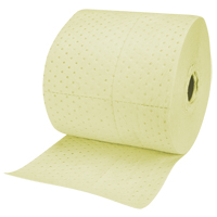 Rouleaux absorbants en fibres fines de calibre industriel, Lourd, 150' lo x 15" la, Absorption 35 gal. Trail Hammer and Bolt