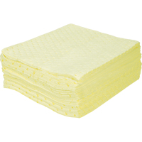 Premium Bonded Sorbent Pads, Hazmat, 15" x 17", 15 gal. Absorbancy Trail Hammer and Bolt