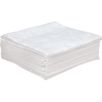 Premium Anti Static Sorbent Pads, Oil Only, 30" x 30", 55 Gal. Absorbancy Trail Hammer and Bolt