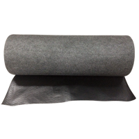 Tapis industriels avec support en poly, 36" la x 50' lo, Lourd Trail Hammer and Bolt