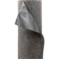 Tapis industriels avec support en poly, 36" la x 50' lo, Lourd Trail Hammer and Bolt