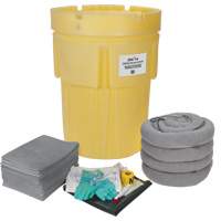 Spill Kit, Universal, Drum, 95 US gal. Absorbancy Trail Hammer and Bolt