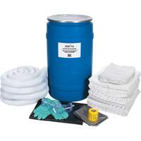 Trousse de lutte contre les d&eacute;versements de premi&egrave;re qualit&eacute;, Huile seulement, Baril, Absorbance de 30 gal. US Trail Hammer and Bolt