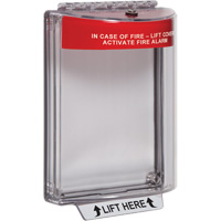 Universal Stopper&reg; Fire Alarm Covers, Flush Trail Hammer and Bolt