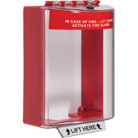 Universal Stopper&reg; Fire Alarm Covers, Surface Trail Hammer and Bolt