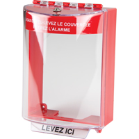 Universal Stopper&reg; Fire Alarm Covers, Surface Trail Hammer and Bolt