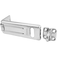 General Security Hardened Steel Hasp, Silver Trail Hammer and Bolt