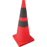 C&ocirc;ne repliable illumin&eacute;, 28" h, Orange Trail Hammer and Bolt