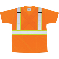 CSA Compliant T-Shirt, Polyester, Medium, Orange Trail Hammer and Bolt