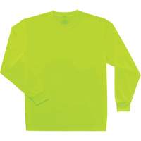 Chandail &agrave; manches longues non certifi&eacute; GloWear 8091, Polyester, Petit, Jaune lime haute visibilit&eacute; Trail Hammer and Bolt
