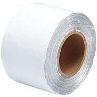 Temporary Pavement Marking Tape, 4" x 150', Vinyl, White Trail Hammer and Bolt