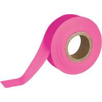 Ruban pour signalisation, 1,188" la x 150' lo, Rose fluorescent Trail Hammer and Bolt
