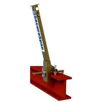 SecuraSpan I-Beam HLL Stanchion with Base Trail Hammer and Bolt