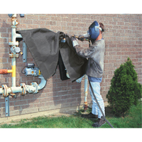 Welding Blankets, 5' W x 6' L, Rated Up To 3000 °F Trail Hammer and Bolt
