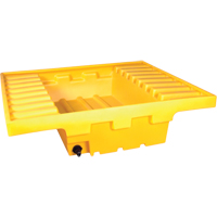 Ultra-Rack Sump&reg;, 51.5" L x 51.5" W x 12" H, 66 US gal. Capacity Trail Hammer and Bolt