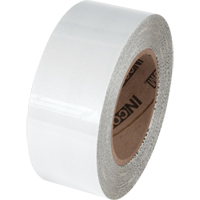Tuff Mark&reg; Floor Marking Tape, 3" x 100', Polyester, White Trail Hammer and Bolt