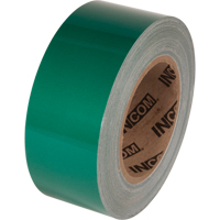 Tuff Mark&reg; Floor Marking Tape, 2" x 100', Polyester, Green Trail Hammer and Bolt