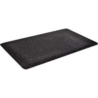 Tapis antimicrobiens WD Foodmaster, Lisse, 2' x 3' x 9/16", Noir, Mousse de vinyle Trail Hammer and Bolt
