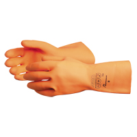 408 Heavyweight Gloves, Size Small/7, 13" L, Latex, Flock-Lined Inner Lining, 30-mil Trail Hammer and Bolt