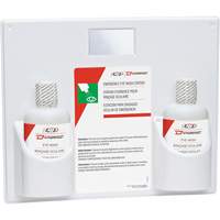 Dynamic Eyewash Station with Isotonic Solution, Double Trail Hammer and Bolt