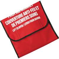 Dynamic Fire Blanket with Nylon Pouch Holder, Wool, 60"L x 71"W Trail Hammer and Bolt