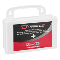 Trousse de premiers soins d'urgence pour brûlures Dynamic, Boîte en plastique de 10 unit&eacute;s, Classe 2 Trail Hammer and Bolt
