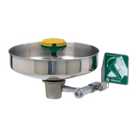 Eye/Face Wash Station, Stainless Steel Bowl Trail Hammer and Bolt