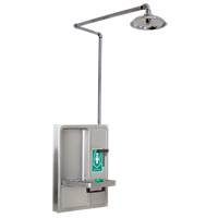 Eye/Face Wash and Shower, Ceiling-Mount Trail Hammer and Bolt